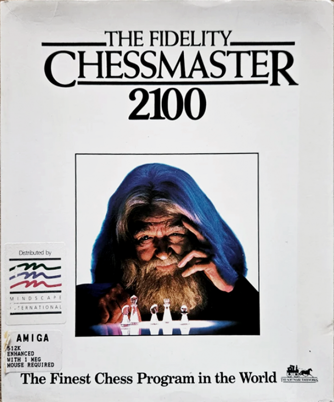 Fidelity Chessmaster 2100, The box art