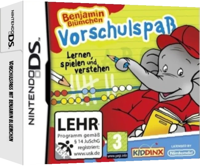 Vorschulspass mit Benjamin Bluemchen — box-3D (EU)