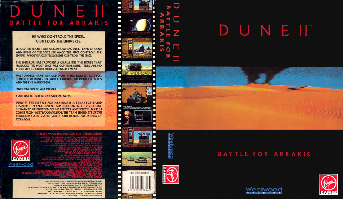 Dune II - Battle for Arrakis — box-texture (EU)