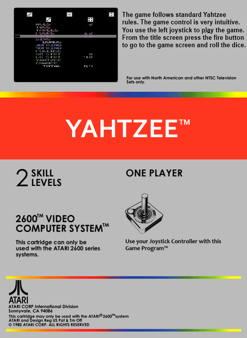 Yahtzee — box-2D-back (US)