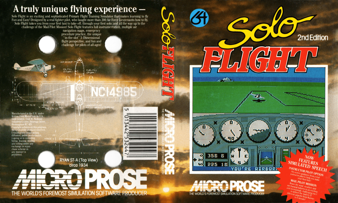 Solo Flight : 2nd Edition — box-texture (EU)