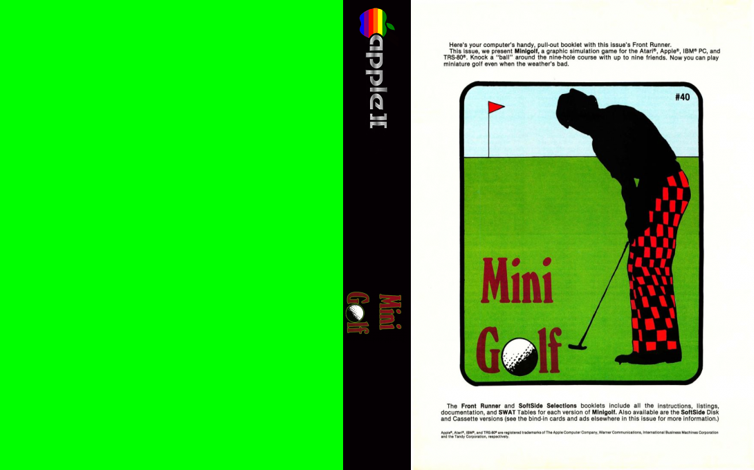 Miniature Golf — box-texture (US)