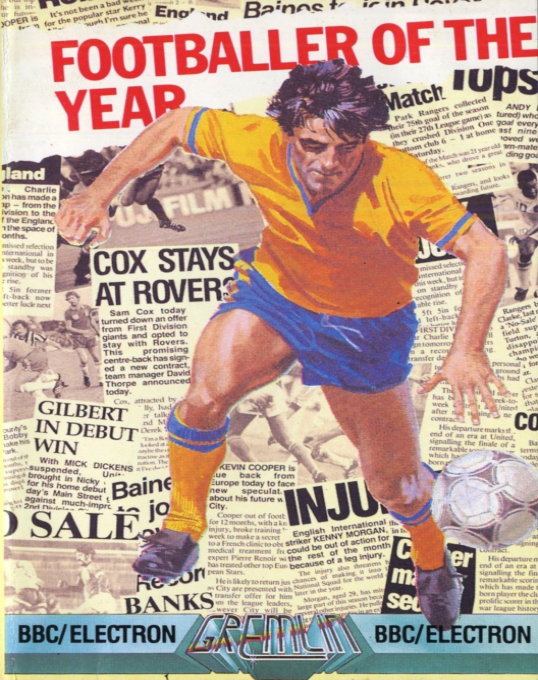 Footballer Of The Year box art