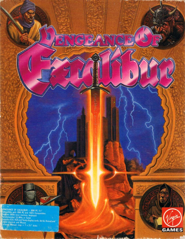 Vengeance Of Excalibur — box-2D (EU)