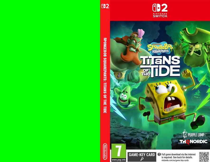 Spongebob Squarepants - Titans of the Tide — box-texture (EU)