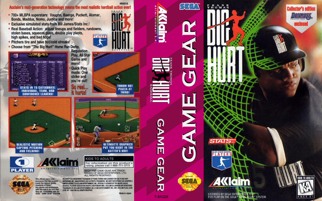 Frank Thomas Big Hurt Baseball — box-texture (US)