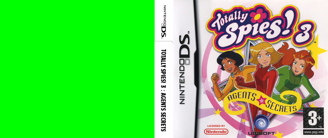 Totally Spies! 3 - Secret Agents — box-texture (FR)