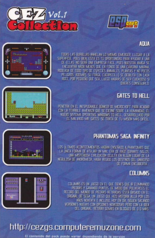 Cez Collection Volume 1 — box-2D-back (SP)