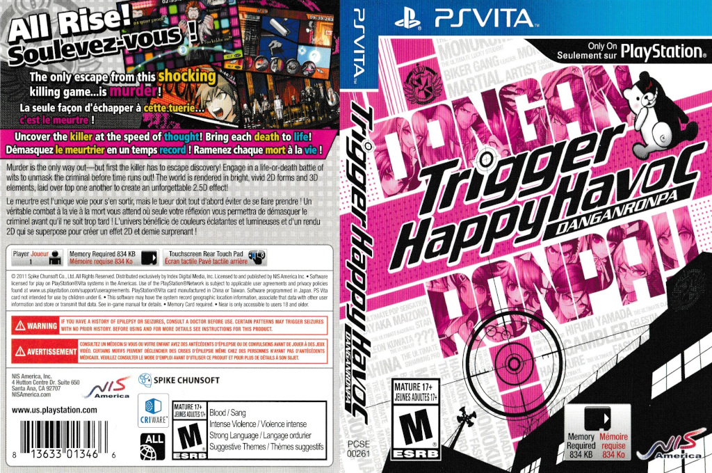 Dangan-Ronpa 1-2 Reload — box-texture (US)