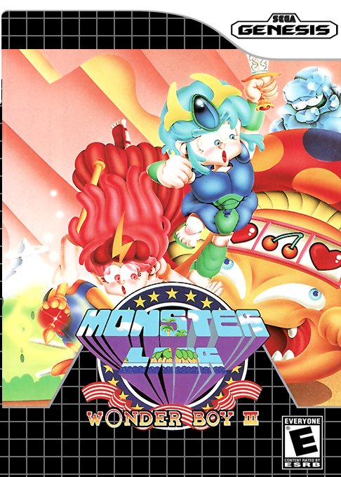 Wonder Boy 3: Monster Lair box art