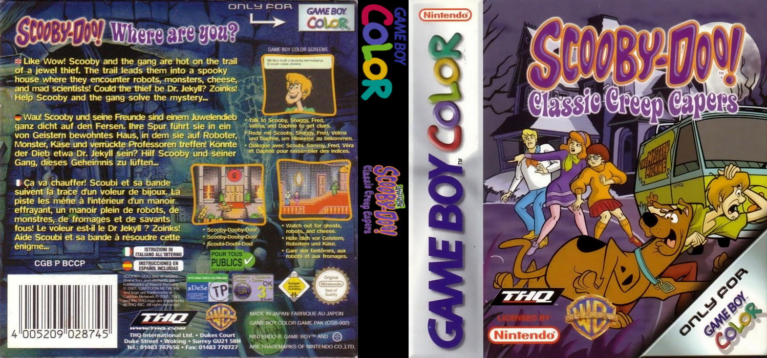 Scooby-doo! - Classic Creep Capers — box-texture (EU)