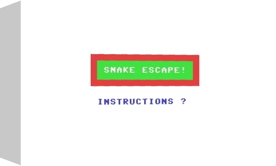Snake Escape! — box-3D (WOR)