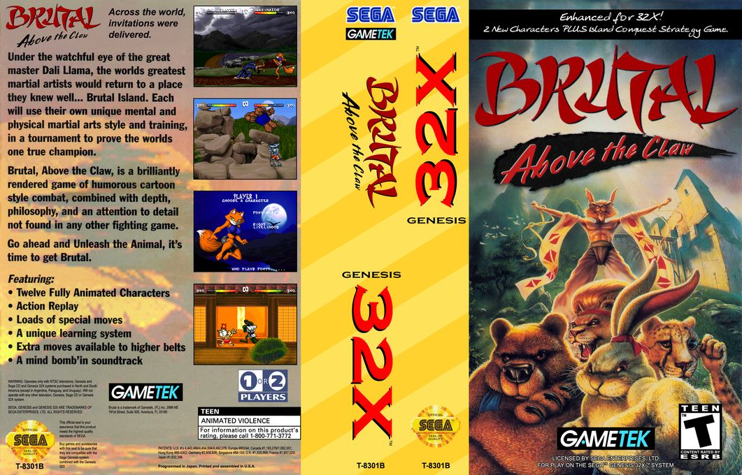 Brutal - Above the Claw — box-texture (US)