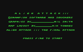 Alien Attack III - The Final Attack — sstitle (WOR)