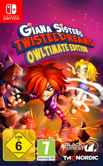 Giana Sisters - Twisted Dreams - Owltimate Edition — box-2D (DE)