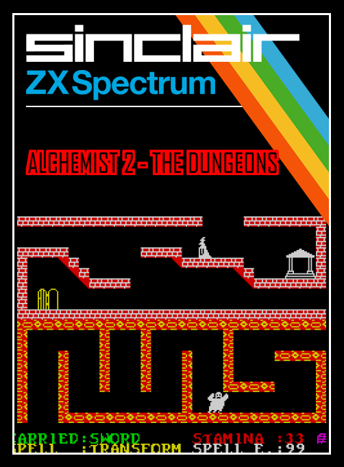 Alchemist II : The Dungeons — box-2D (SS)