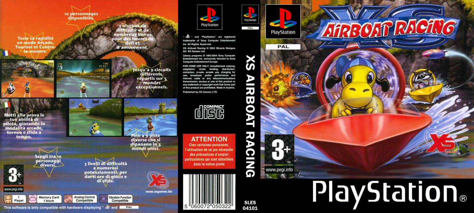 Xs Airboat Racing — box-texture (EU)