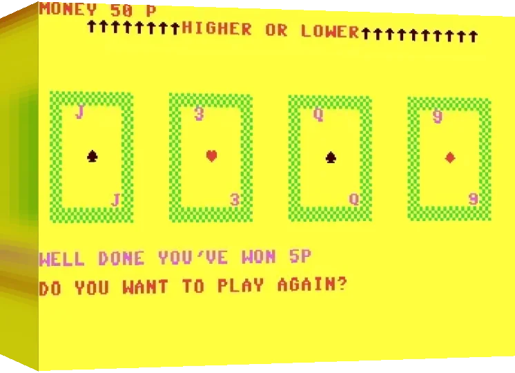 Higher Or Lower — box-3D (WOR)