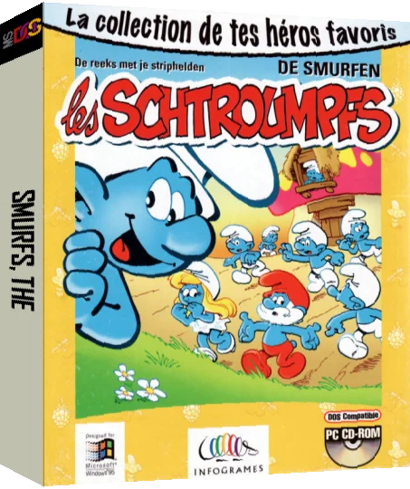 Smurfs, The — box-3D (EU)