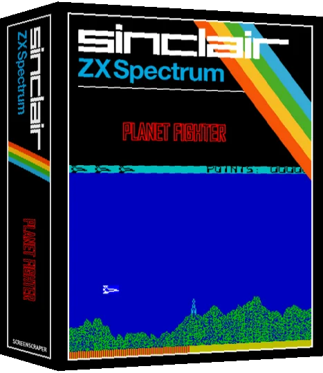 Planet Fighter — box-3D (SS)