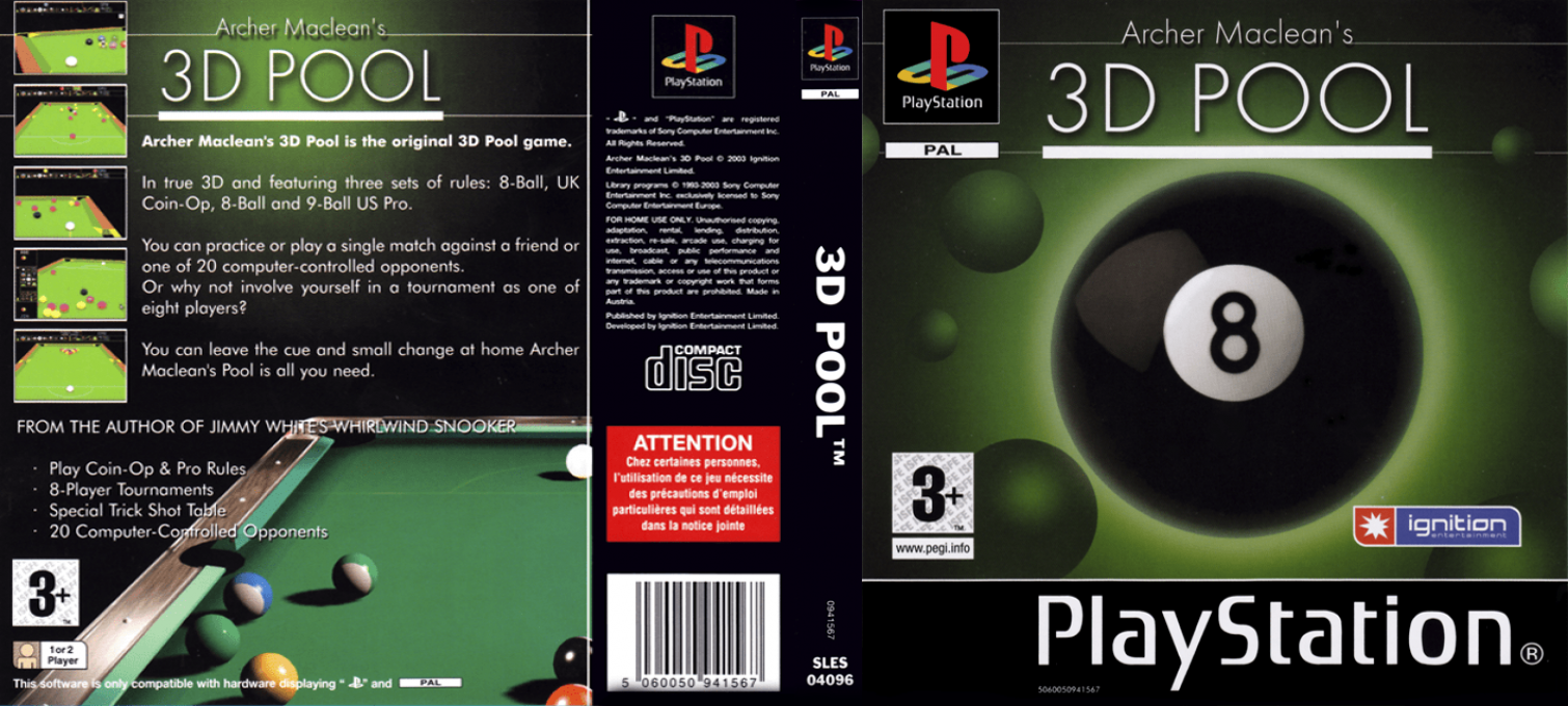 Archer Maclean's 3D Pool — box-texture (EU)