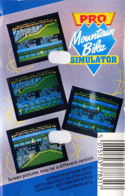 Pro Mountain Bike Simulator — box-2D-back (EU)