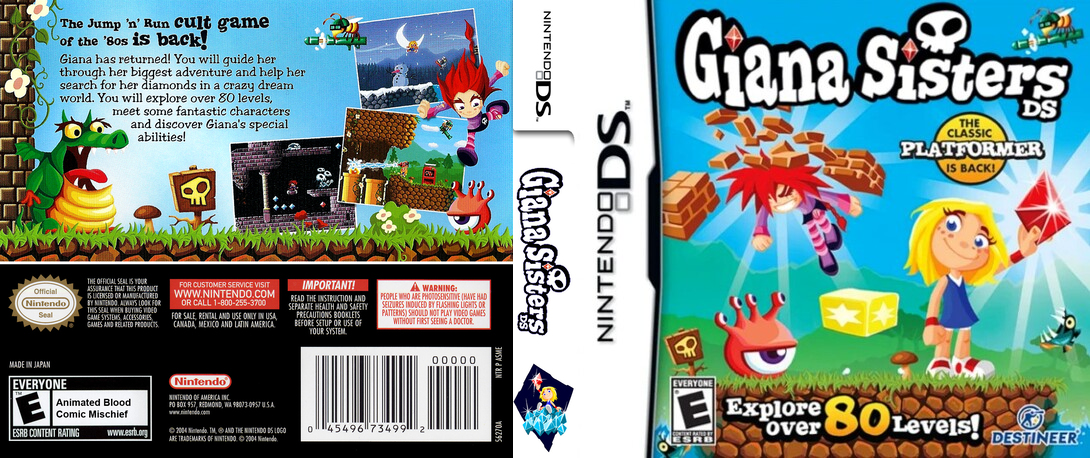 Giana Sisters DS — box-texture (US)