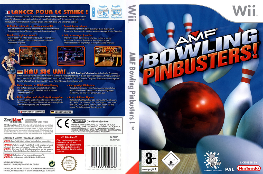 AMF Bowling - Pinbusters! — box-texture (EU)