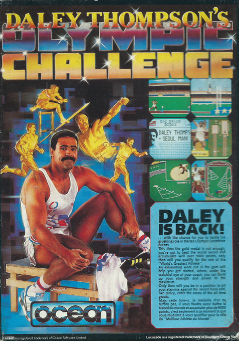 Daley Thompson's Olympic Challenge — box-2D-back (EU)