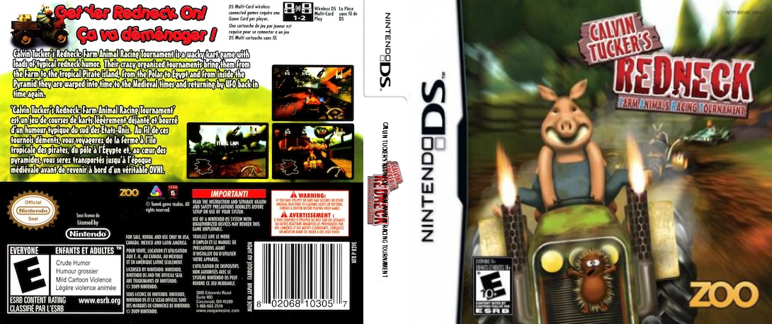 Calvin Tucker's Redneck - Farm Animal Racing Tournament — box-texture (US)