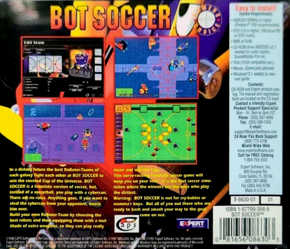 Bot Soccer — box-2D-back (CUS)