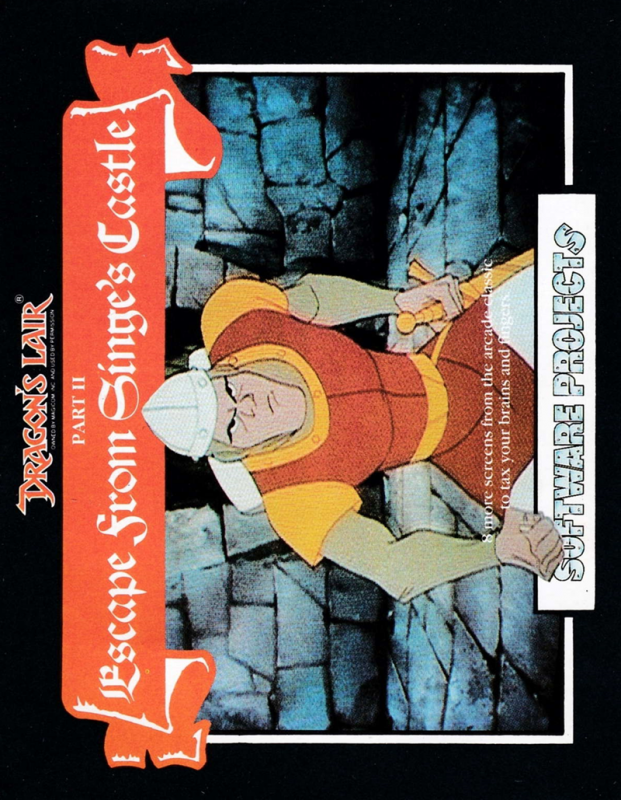 Dragon's Lair Part II - Escape from Singe's Castle box art