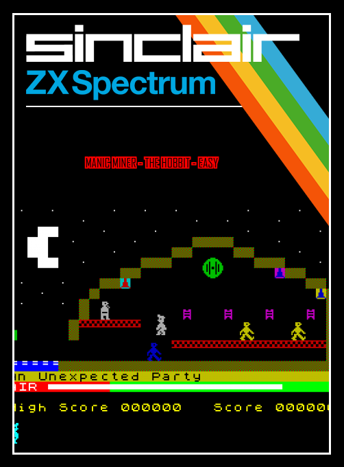 Manic Miner - The Hobbit - Easy box art
