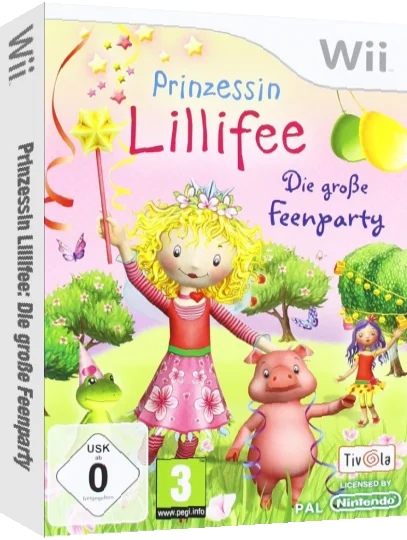 Princess Lillifee - The Big Fairy Party — box-3D (DE)