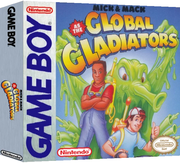 Mick & Mack as the Global Gladiators — box-3D (US)