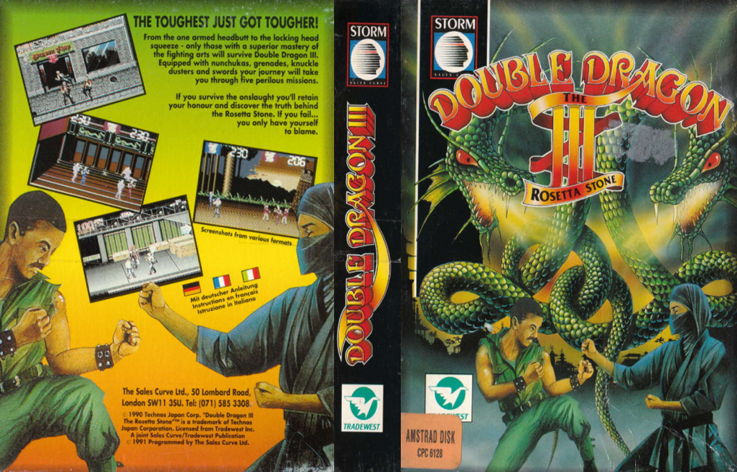 Double Dragon 3 - The Rosetta Stone — box-texture (EU)
