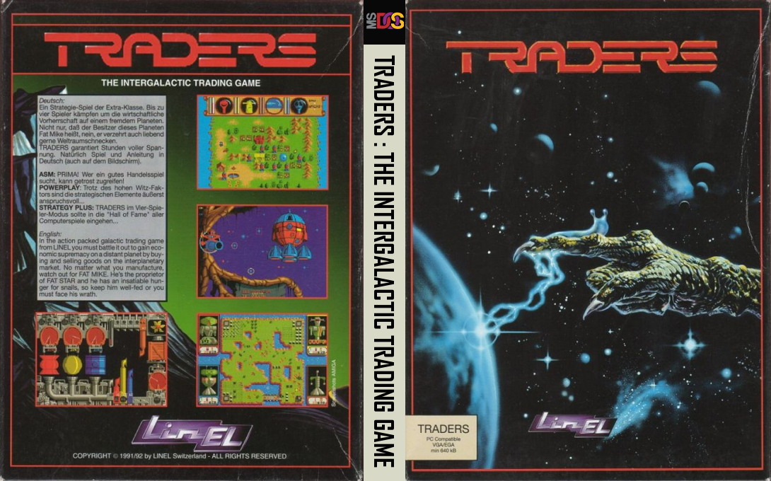 Traders - The Intergalactic Trading Game — box-texture (EU)