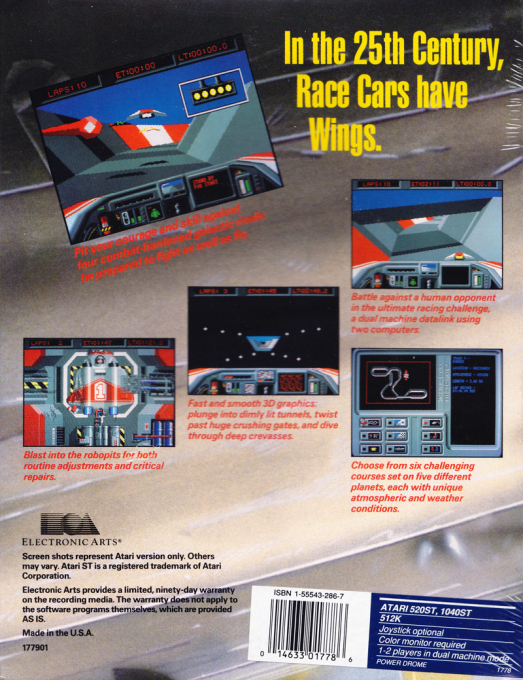 Powerdrome — box-2D-back (US)