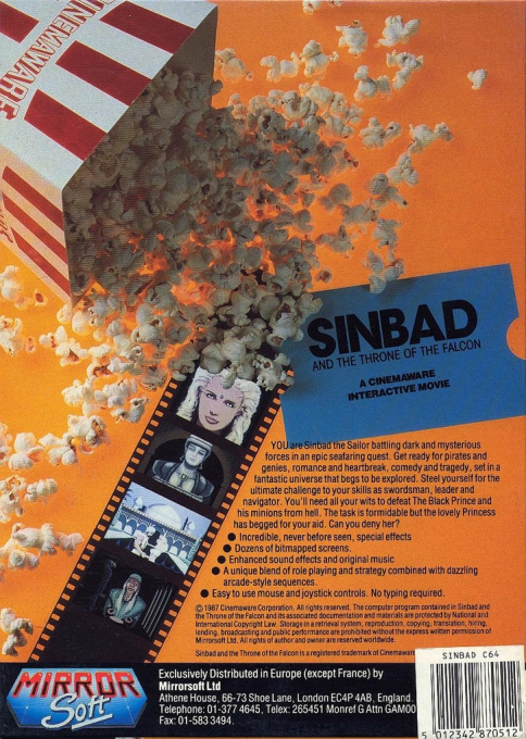 Sinbad And The Throne Of The Falcon — box-2D-back (EU)