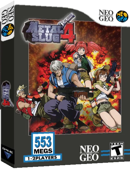 Metal Slug 4 — box-3D (US)