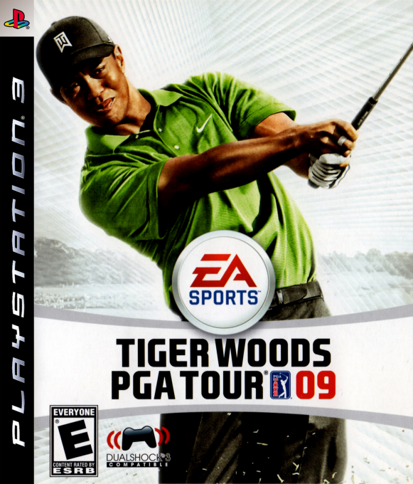 Tiger Woods PGA Tour 09 box art