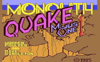 Quake Minus One — sstitle (WOR)