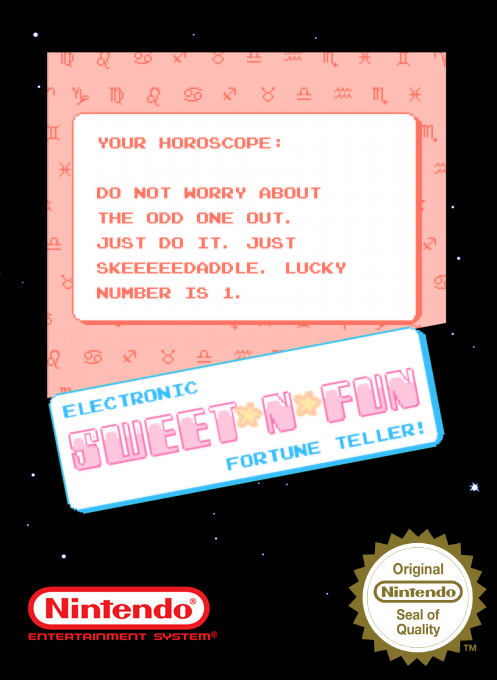 Electronic Sweet-N-Fun Fortune Teller box art