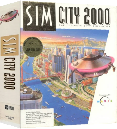 SimCity 2000 — box-3D (EU)