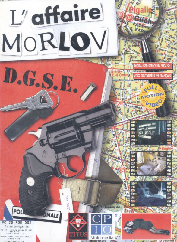 Affaire Morlov, L' box art