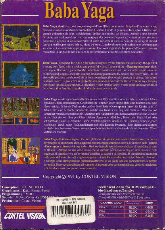 Once Upon A Time - Baba Yaga — box-2D-back (EU)
