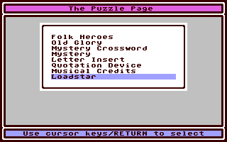 The Puzzle Page #110 — ss (WOR)