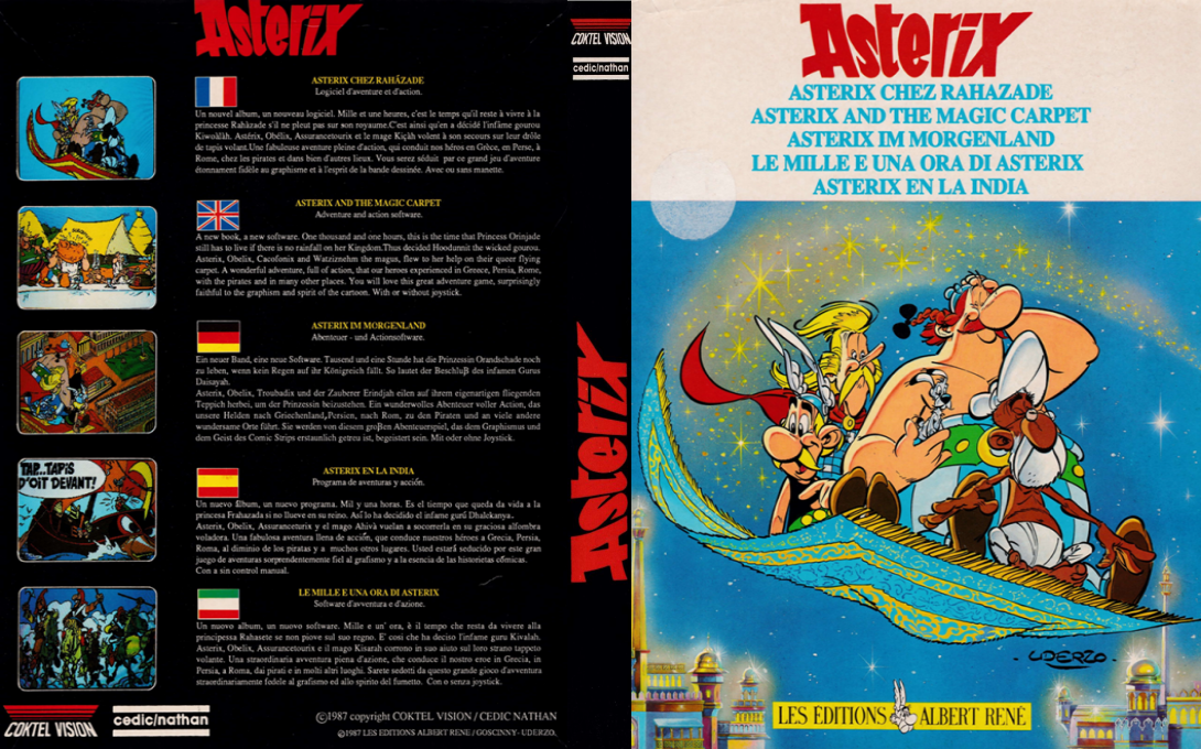 Asterix And The Magic Carpet — box-texture (EU)