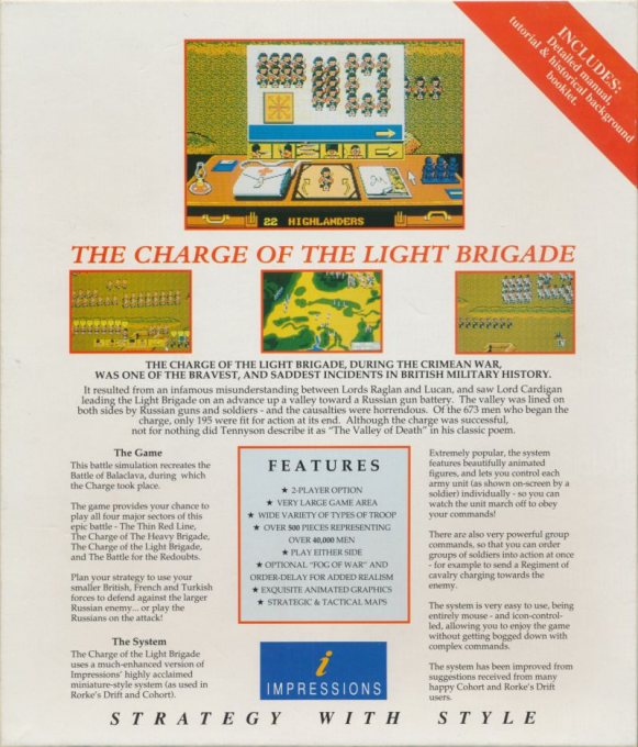 Charge Of The Light Brigade, The — box-2D-back (EU)