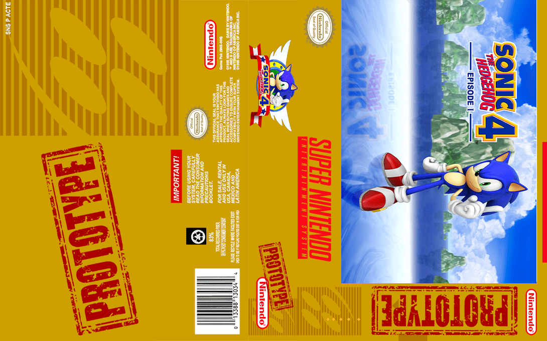 Sonic The Hedgehog 4 — box-texture (US)